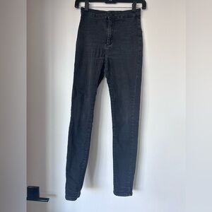 Topshop Joni black jeans
